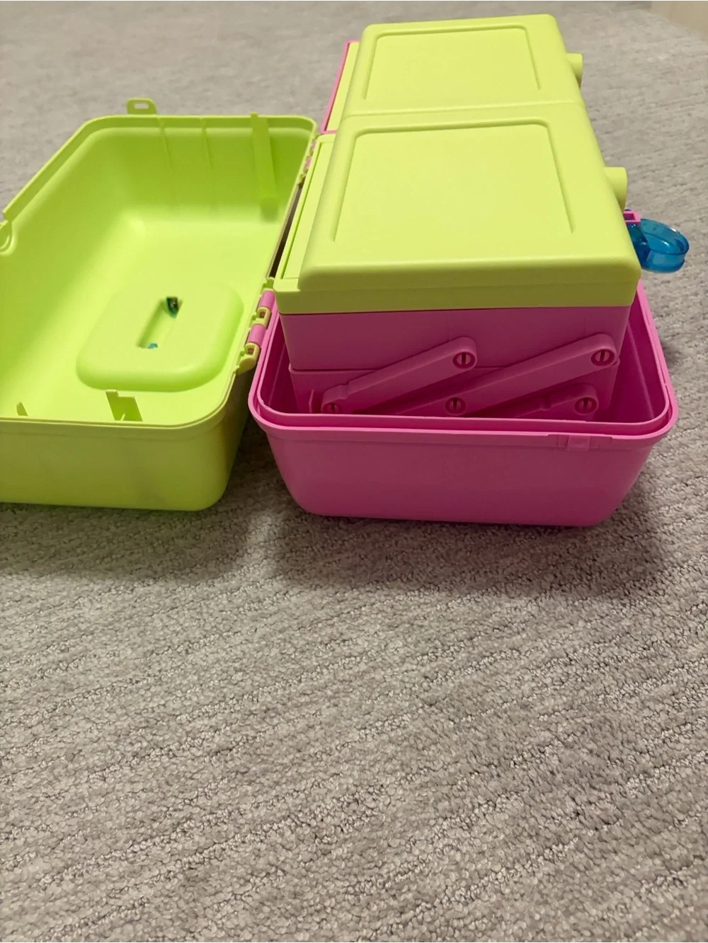 Caboodle XL Ultimate On-The-Go-Girl Lime Green and Pink